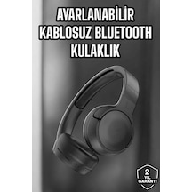 Kulak Üstü Kablosuz Bluetooth Kulaklık Gürültü Önleyici Uzun Şarj Süreli Mh-hs5918-0773