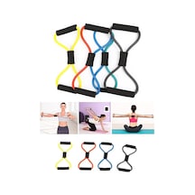 Pilates Jimnastik Egzersiz Bant Yoga Lastik Spor Kondisyon Çok Renkli