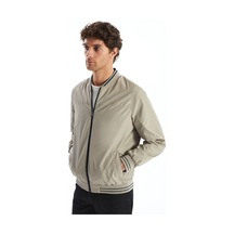 Lcwaıkıkı Classic İndigo Çift Taraflı Fermuarlı Erkek Bomber Ceket