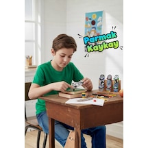 Mini Parmak Kaykay Sök Tak Aksesuarlı 3+ Yaş Çok Renkli