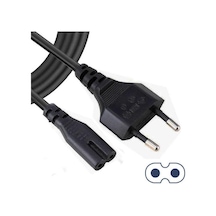 Teyp Fişi - Notebook Adaptör Işıldak Power Güç Kablosu 2 Pin