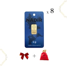 Nadir 8 Adet 1 Gr 24 Ayar Altın