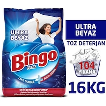 Bingo Matik Ultra Beyaz için Toz Çamaşır Deterjanı 4 x 4 KG