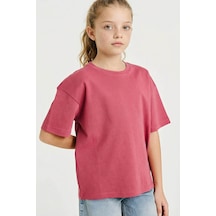 Defacto 26y801002851 Mor Kız Çocuk T-shirt G0882a8/pr220 Mor