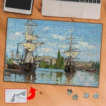 Sürülen Gemiler, Monet 240 Parça Puzzle Yapboz Tablo-397