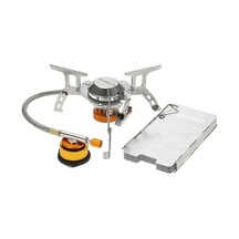 Ankatek Vkemall Tomshoo Açık Hava Kamp Ocağı Seti Ultra Hafif Kompakt Katlanabilir Sır Ry Gümüş Gümüş