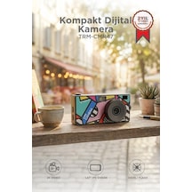 Torima Life Dijital   Kamera Selfie Video Vlog Kamerası Mini Fotoğraf Makinesi CMR47 Siyah