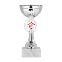 Odak Kupa - Economy Kupalar - Eco-015 B - 17 Cm Altın - Beyaz