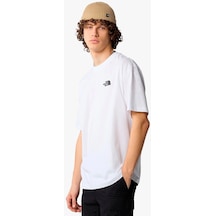 The North Face Essential Oversize Simple Dome Erkek T-shirt Beyaz-beyaz