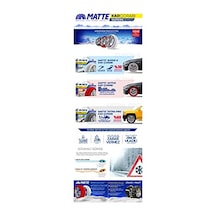 Ayrex Matte Lastik Kar Çorabı Kar Zinciri Muadili Yüksek Kalite Tekstil Kar Zinciri Extra Pro Series X-large Diğer