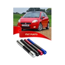 Ckmarket Fiat Punto Uyumlu Karbon Desenli Çubuk Metal Radyo Anteni