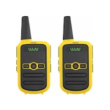 Wln Kd-C51 16 Kanal El Telsiz Sarı Ikili Telsiz Şarjlı