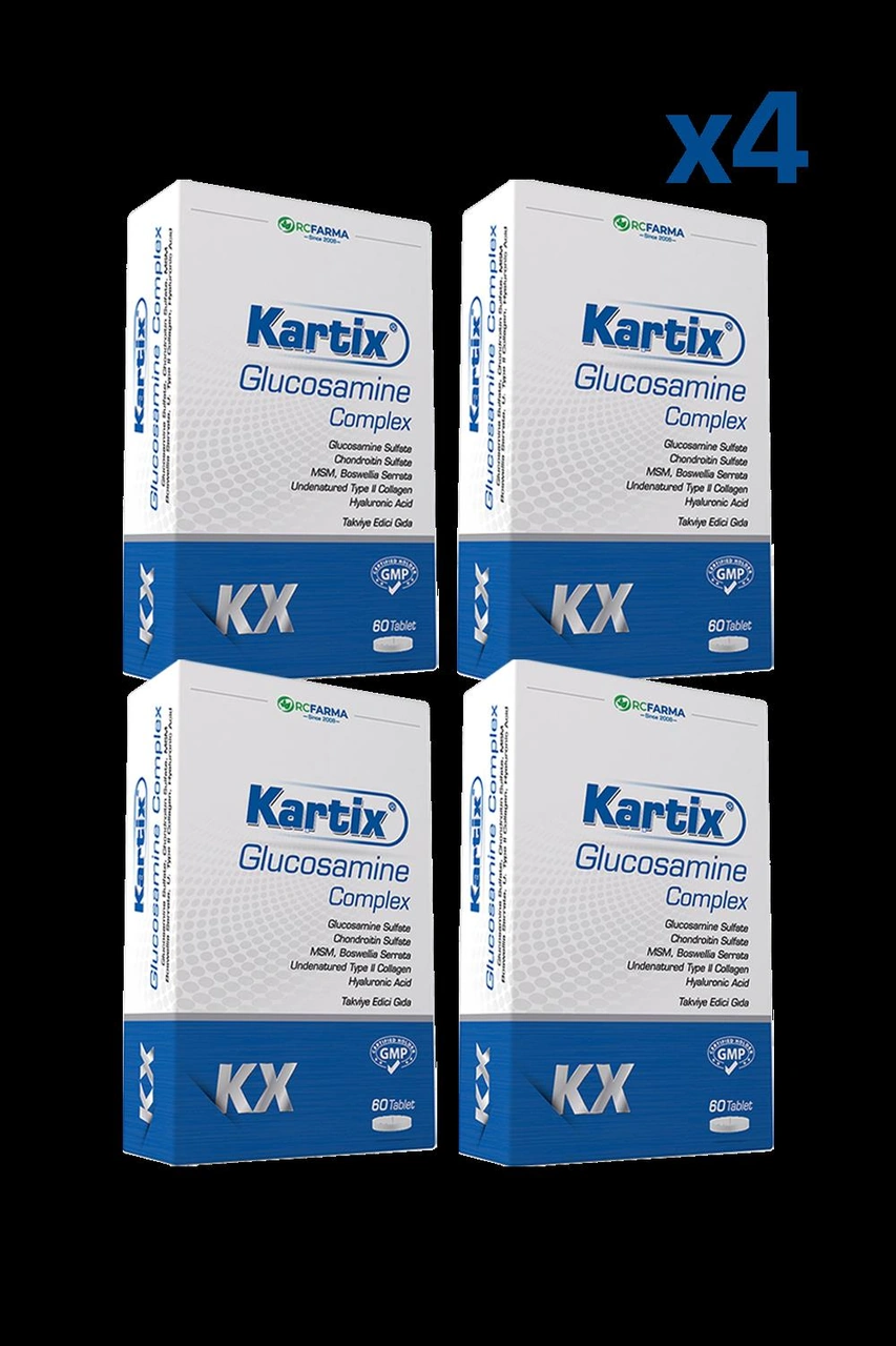 Kartix Glukozamin Complex Takviye Edici Gıda 4 x 60 Tablet