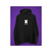 Tarzsokak Unisex Siyah Bts Baskılı Sweatshirt