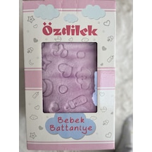 Embos Peluş Bebek Battaniyesi 100 X 120 Lila