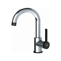 Gpd Gildo Mtl165-K-S Tek Gövde Lavabo Bataryası Krom - Siyah