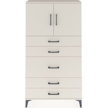 Arges Dolap 2 Raflı 5 Çekmeceli 2 Kapaklı 88x30x163 Aytaşı-ay... Aytaşı