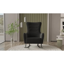 Roma Sallanır Berjer - Siyah Siyah