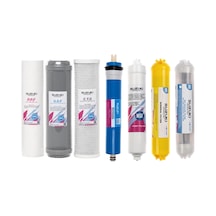 10 Inç Açık Kasa Su Arıtma Cihazı Tam Set (7 Filtre) Mineral Ve D