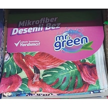 Desenli Mikrofiber Temizlik Bezi 3 Lü 2 Adet Renkli