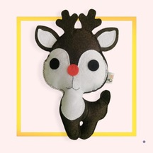 Dino Geyik 28 Cm Catnip + Kedi Zili