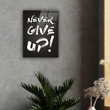 Decorita Cam Tablo | Never Give Up - 4