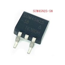 Sum45n25-58e3 To-263 45a 250v N-channel Mosfet 10 Adet