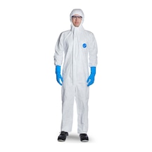 Tyvek 500 Xpert Başlıklı Kimyasal Koruyucu Tek Kullanımlıktulum Xl
