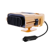 Cbtx Global R803 12v Araç Kontrol Paneli Isıtma Fanı Araç Ön Camı Buz Çözme Buğu Çözme Isıtıcı Araç İç Isıtma Cihazı - Sarı