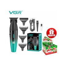V-906 T-bıçaklı Saç Sakal Çizim Makinesi + Ekşi Yüz Sakız Hediyeli