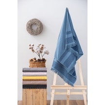 Cotton Box Twins Bukle Havlu 75x150 Indigo İndigo