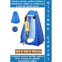 Outdoor Piknik Balıkçılık Duş Tuvalet Gizlilik Pratik Taşıma Çantalı Otomatik Kamp Giyinme Çadırı Çok Renkli