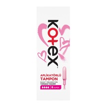 Kotex Aplikatörlü Tampon Süper 8'li - 7 Adet Tarı