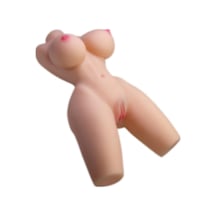 Lilitu Shop 3 Boyutlu Tek İşlevli Yarım Vücut Vajinal Silikon Seksi Manken - Lily