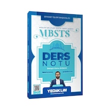 2027 Diyanet İşleri Başkanlığı Mbsts Ders Notu / Burhan Karakışla