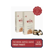 The Whirl Lungo Medium Kapsül Kahve 10 Adet x 2 Paket