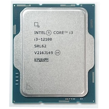Intel Core i3-12100 3.3 GHz LGA1700 12 MB Cache 60 W İşlemci Tray