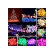 Yılbaşı Çam Ağacı Süsü Aydınlatma Işığı Şerit Led Dekor Lambası Rgb Sarı