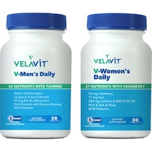 Velavit V-Daily Men 30 Tablet - V-Daily Women'S 30 Tablet Velavit V-Daily Men 30 Tablet - V-Daily Women'S 30 Tablet
