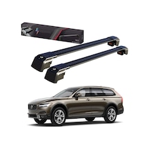 Volvo V90 Eu 2017-sonrası Trx2 Carrier Kilitli Ara Atkı Taşıyıcı Tavan Barı Siyah