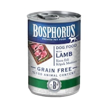 Bosphorus Tahılsız Kuzu Etli Konserve Yetişkin Köpek Maması 24 x 415 G
