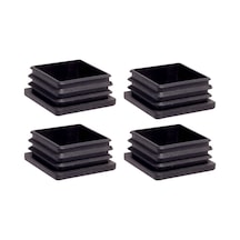45X45 Mm Plastik Kare Içe Geçme Profil Tapası Kutu 4 Adet