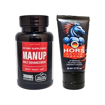 Manup Erkeklere Soft Gel Formunda 30 Lu Özel Enine Boyuna Şekillendirici + Hors Active Cream 50 Ml E