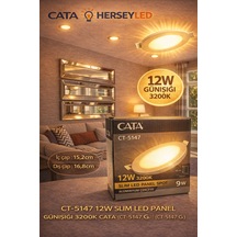 Ct-5147 12w Slim Led Panel Günışığı 3200k Diğer