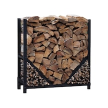 Dekoratif Metal Şömine Odunluğu Tasarım Odun Standı