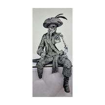 Oturan Hector Barbossa Figür Yarı İskelet 10 Cm Karayip Korsanları