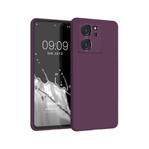 Matte Silicone Xiaomi Mi 13t Pro İçin Kılıf Mor Mi 13t Pro İle Uyumlu Kılıf - Mor
