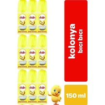 Dalin Bebek Kolonyası 150ML Bıcı Bıcı Kokusu Klasik 9 Lu Set