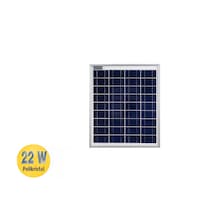 Gesper Energy 22W Watt Polikristal Güneş Paneli 36 Hücre 12 V GES22-36P