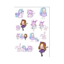 Unicornlar Ve Tavşanlar Sticker Set